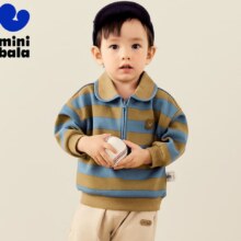 PLUS会员：mini balabala 迷你巴拉巴拉 儿童上衣开襟卫衣?