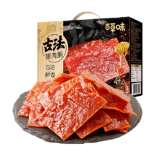 88vip:百草味古法蜜汁猪肉脯350g