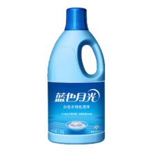 PLUS会员: 蓝月亮 蓝色月光 白色衣物漂渍液 漂白剂1.2kg/瓶 除菌率99.9% *2件