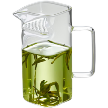 plus会员、需首单、京东百亿补贴：TiaNXI 天喜 茶水分离泡茶杯 方形月牙杯 240ml