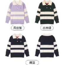 PLUS会员：暇步士（Hush Puppies）儿童秋季柔软舒适时尚百搭线衣 拍2