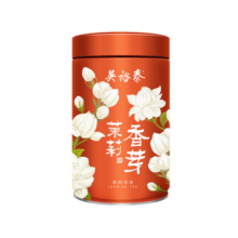 吴裕泰茶叶 七窨特种高芽回甘茉莉花茶冷泡茶 茉莉香芽 香芽单罐160g