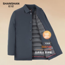 再降价、概率券、PLUS会员：SHANSHAN 杉杉 三穿 可脱卸内胆 鸭绒羽绒服 三色任选
