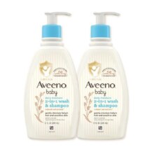 Aveeno/艾惟诺婴儿洗发水沐浴露二合一保湿沐浴乳354ml*2