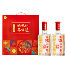 PLUS会员、京东百亿补贴：（LUZHOULAOJIAO）泸州老窖 六年窖头曲  浓香型白酒 52度500ml*2瓶