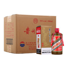 再降价、plus会员：茅台  精品 酱香型白酒 53度 500ml*6 整箱装