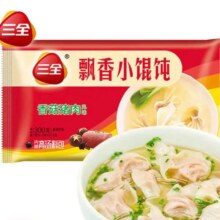 PLUS会员，需首购:三全 香菇猪肉飘香小馄饨300g 约36只*12件