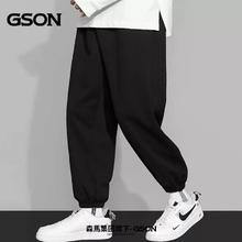 森马集团GSON春秋华夫格长裤