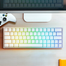 艾石头ND63 PRO高性能磁轴键盘0死区热插拔RGB游戏键盘 ND63 PRO 白