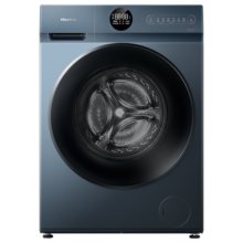 海信（Hisense）滚筒洗衣机全自动 10公斤家用大容量 500mm超薄 BLDC变频 1.10高洗净比 除螨 HG100DJ12F以旧换新