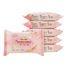 PLUS会员：宜朵云 女性湿厕纸20片*6包