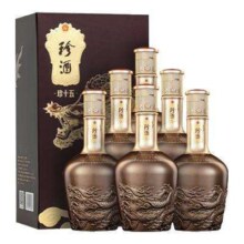 20点截止、预售：珍酒 珍十五 龙年限定珍藏 53度 酱香型白酒 500ml*6瓶 整箱装