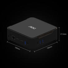 AOC 冠捷 台式迷你mini主机电脑家用商用办公分屏电脑主机小苔藓M3