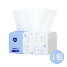 漫花 400张5层家用纸巾抽纸 1包
