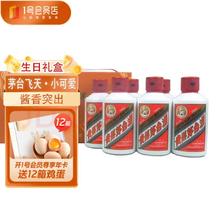 MOUTAI 茅台 小可爱 生日礼盒100ml*6 茅台53度白酒 1号会员店
