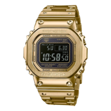 卡西欧（CASIO）G-SHOCK系列太阳能电波防水防震潮流运动小方块手表男礼物推荐 电波+太阳能+蓝牙GMW-B5000GD-9