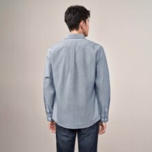 再降价、PLUS会员：海澜之家 长袖衬衫男24春秋牛津纺