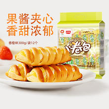 88VIP会员：盼盼 小卷包香橙味300g*1袋面包早餐包休闲儿童休闲零食品蛋糕点心