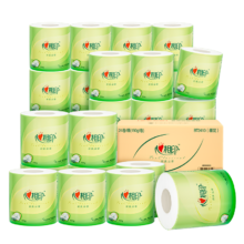 plus会员、概率券:心相印有芯卷纸 茶语系列 4层150g*24卷