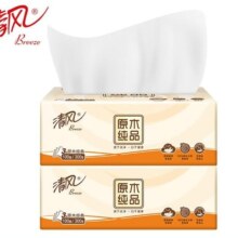 Breeze 清风 原木抽纸 3层100抽 2包