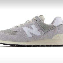 plus会员：NEW BALANCE NB574 官方运动鞋男鞋女鞋复古舒适轻便休闲鞋 浅灰色 U574RBL