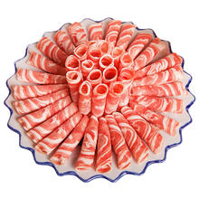 鲜京采 新西兰进口原切羊排肉卷350g/袋 羊肉片生鲜 涮肉火锅食材