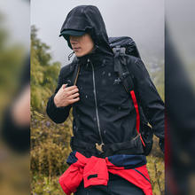 Pioneer Camp 拓路者 海豹软壳衣男户外爬山春秋款加绒保暖春季 黑色-无膜透气柔软 XXL