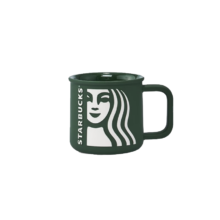 plus会员：星巴克（Starbucks）墨绿色女神款陶瓷马克杯 320ml