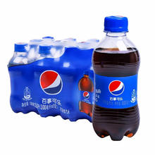 pepsi 百事 可乐碳酸饮料迷你瓶装汽水 百事可乐300ml*6瓶