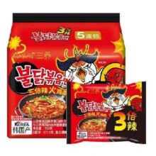 三养 三倍 辣鸡肉味拌面 五连包 700g