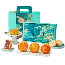 良品铺子良辰锦绣月840g 月饼礼盒礼传统糕点点心中秋节送礼