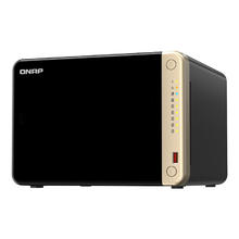 QNAP 威联通 TS-664 NAS存储 黑色（N5105 4GB）