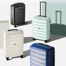 再降价、Plus:京东京造 飞行家行李箱男女拉杆箱20英寸 旅行箱登机箱密码箱学生 岩白