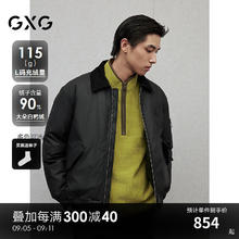 GXG 复古拼接羽绒服