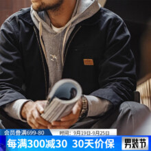 PLUS会员：Maden 马登 美式工夹克 黑色 TS2307257
