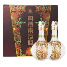 预售：四特 东方韵 弘韵 特香型白酒 52度 500ml*2瓶 礼盒装