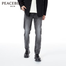 PLUS会员：PEACEBIRD 太平鸟 男装弹力牛仔裤+凑单
