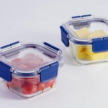 LOCK&LOCK TOPCLASS儿童辅食盒 高硼硅耐热玻璃微波烤箱加热保鲜盒