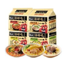 PLUS会员：白象 汤好喝泡面组合 母鸡+猪骨+辣牛+羊肉 共20袋2115g