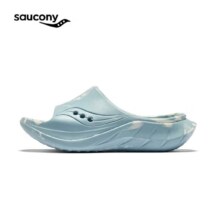 Plus:Saucony索康尼  摇篮2代运动拖鞋男女夏季厚底拖鞋跑后放松 兰米8 42