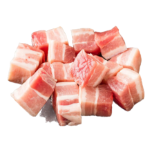Plus会员:高金食品 国产猪五花肉块1kg*5件