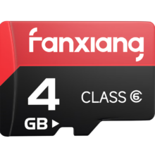 plus会员：梵想（FANXIANG）4GB TF（MicroSD）存储卡 读速20MB/s K1