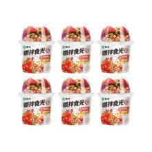 MENGNIU 蒙牛 嚼拌食光搅拌酸奶坚果草莓180g*6杯