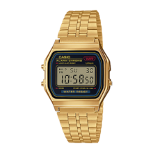 CASIO 卡西欧 复古小方块 小金表 A159WGEA-1PR