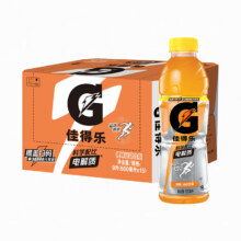 PLUS会员：百事可乐 佳得乐 GATORADE 橙味 运动饮料 600ml*15瓶