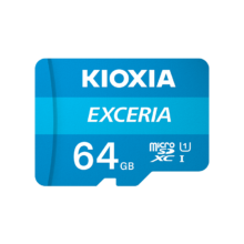plus会员、概率劵：铠侠 极至瞬速系列 Micro-SD存储卡 64GB（UHS-I、U1）