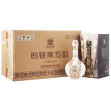 四特 东方韵 弘韵 特香型白酒 42度 500ml*6瓶 整箱装