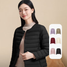 波司登 秋季90绒轻薄羽绒服女短款内搭B40130004B