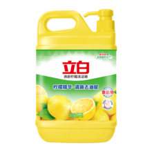 PLUS会员、需首单：立白 清新柠檬味洗洁精大桶 1.5kg