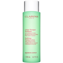 娇韵诗CLARINS平衡柔肤水绿水200ml清洁控油混合油性肤质爽肤水法国进口